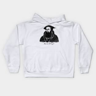 Heinrich Bullinger. Christian figure. Kids Hoodie